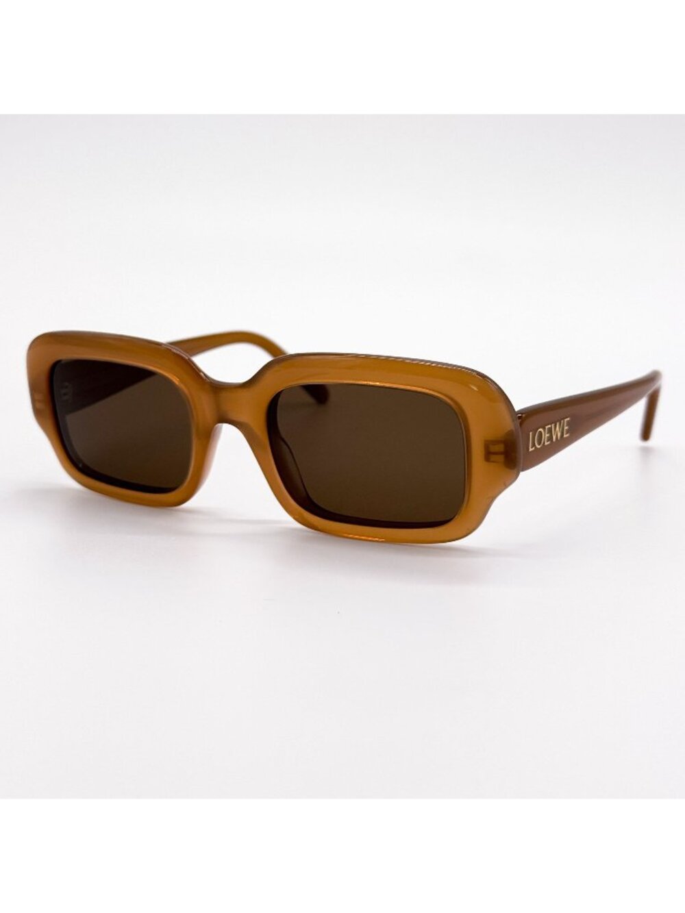 NEW LOEWE SUNGLASSES LW40158I 50E BROWN UNISEX EYEWEAR